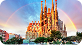 Sagrada Familia exterior in Barcelona