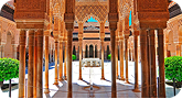 Alhambra gardens and architecture