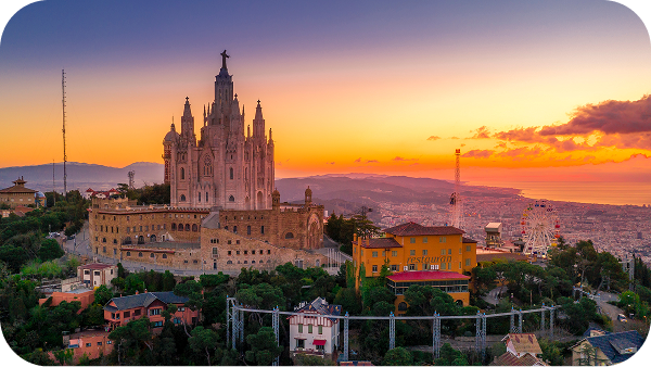 Vibrant Spanish plaza with historic architecture and lively urban culture, Madrid